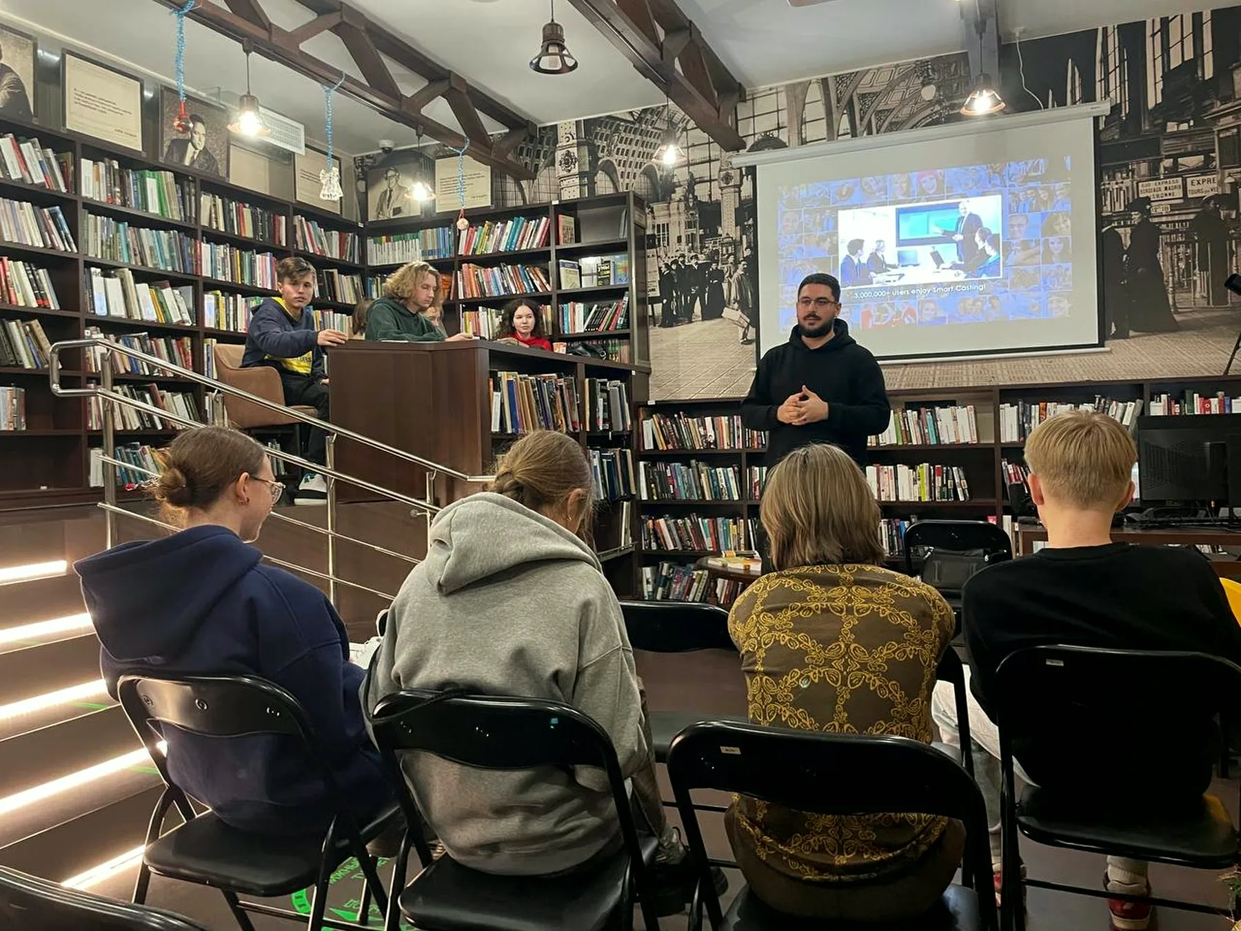 Мастер-класс курса «Мой первый фильм» в киношколе Кинографика
